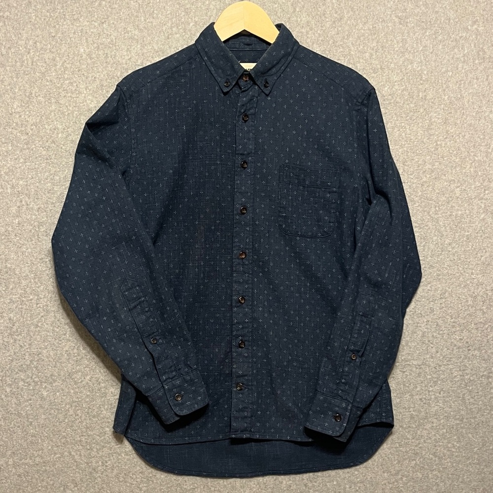 Taylor Stitch Indigo Star Jack Shirt Dark Indigo Blue